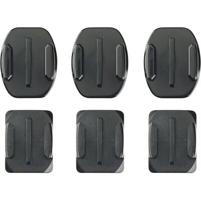 GoPro Montages mixtes, 6 pièces, Caméra d'action : accessoires, Noir GoPro Montages mixtes, 6 pièces, Caméra d'action : accessoires, Noir