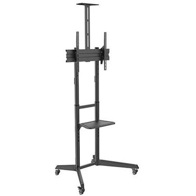 Brateck T1040T support mobile pour TV 37-70 50kg 2 étagères (50 kg, 37" - 70"), Pied TV, Noir Brateck T1040T support mobile pour TV 37-70 50kg 2 étagères (50 kg, 37" - 70"), Pied TV, Noir