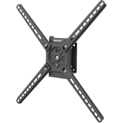 Barkan TV-Wandhalterung Rotation 360° 13-65", Metall (Mur, 36 kg, 13" - 65"), Support mural pour TV, Noir Barkan TV-Wandhalterung Rotation 360° 13-65", Metall (Mur, 36 kg, 13" - 65"), Support mural pour TV, Noir