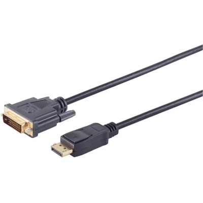 Shiverpeaks S/CONN maximum connectivity Câble d'affichage Displayport mâle 20p vers DVI 24+1 mâle, plaqué or (5 m), Câble vidéo, Or Shiverpeaks S/CONN maximum connectivity Câble d'affichage Displayport mâle 20p vers DVI 24+1 mâle, plaqué or (5 m), Câble vidéo, Or