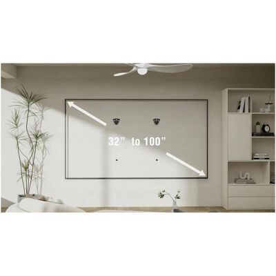 SpeaKa Professional SP-TVM-1600 TV-Wandhalterung 81,3 cm (32") - 254,0 cm (100" (Mur, 75 kg, 32" - 100"), Support mural pour TV, Noir SpeaKa Professional SP-TVM-1600 TV-Wandhalterung 81,3 cm (32") - 254,0 cm (100" (Mur, 75 kg, 32" - 100"), Support mural pour TV, Noir