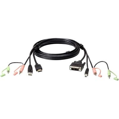 Aten 2L-7D02DH Câble clavier / vidéo / souris (KVM), Câble pour commutateur KVM Aten 2L-7D02DH Câble clavier / vidéo / souris (KVM), Câble pour commutateur KVM