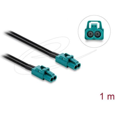 Delock Câble de raccordement FAKRA Z double femelle vers FAKRA Z double femelle (Câble d'antenne), Câble d'antenne Delock Câble de raccordement FAKRA Z double femelle vers FAKRA Z double femelle (Câble d'antenne), Câble d'antenne