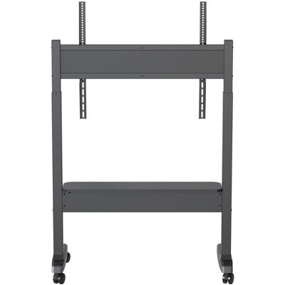 Vision floor stand y - motorised - steel cart fits 40 to with VESA sizes up to – motorised height adj (60 kg, 40" - 86"), Pied TV, Noir Vision floor stand y - motorised - steel cart fits 40 to with VESA sizes up to – motorised height adj (60 kg, 40" - 86"), Pied TV, Noir