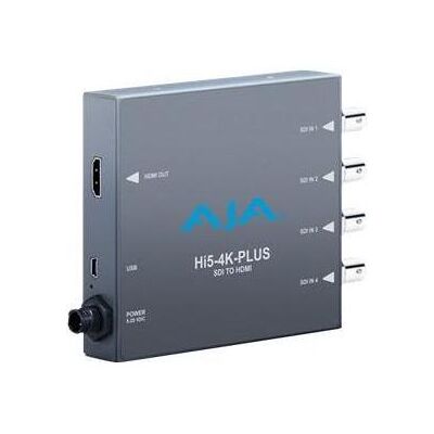 AJA Hi5-4K-Plus Convertisseur vidéo et audio 3G-SDI vers HDMI, Convertisseur vidéo AJA Hi5-4K-Plus Convertisseur vidéo et audio 3G-SDI vers HDMI, Convertisseur vidéo