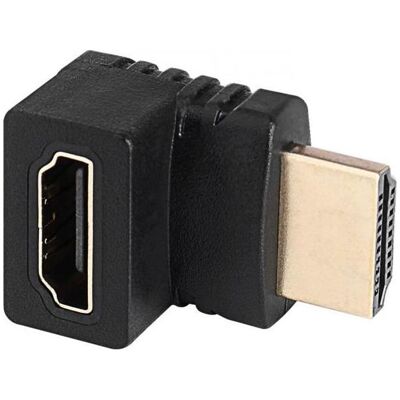 Akyga Adaptateur 90deg AK-AD-70 HDMI m / HDMI f kątowy (HDMI, HDMI), Adaptateur vidéo, Noir Akyga Adaptateur 90deg AK-AD-70 HDMI m / HDMI f kątowy (HDMI, HDMI), Adaptateur vidéo, Noir