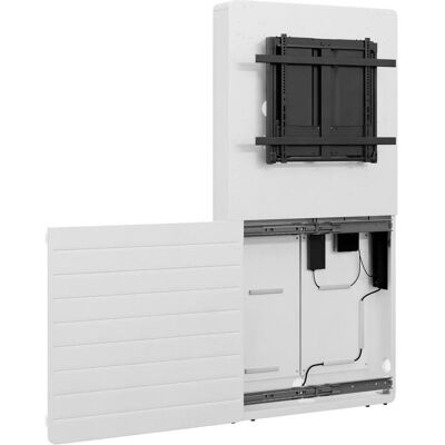 Hagor Meuble pour supports 800x600mm blanc / noir 90kg/65-86"/hauteur Support TV (Mur, Sol, 90 kg), Support mural pour TV, Noir, Blanc Hagor Meuble pour supports 800x600mm blanc / noir 90kg/65-86"/hauteur Support TV (Mur, Sol, 90 kg), Support mural pour TV, Noir, Blanc