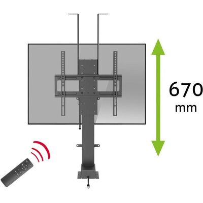 MonLines MLS005B Elévateur TV encastrable électrique 32-48 pouces, 640 courses, noir (32" - 48"), Pied TV, Noir MonLines MLS005B Elévateur TV encastrable électrique 32-48 pouces, 640 courses, noir (32" - 48"), Pied TV, Noir