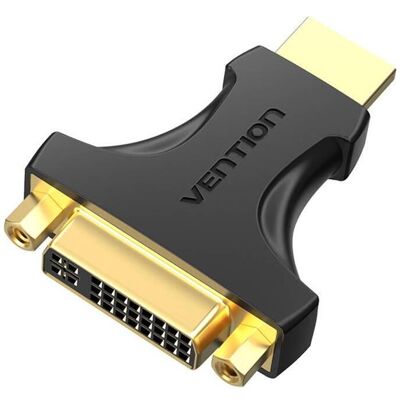 Vention Adaptateur HDMI mâle vers DVI femelle AIKB0 (24 5) (DVI, HDMI), Adaptateur vidéo, Noir Vention Adaptateur HDMI mâle vers DVI femelle AIKB0 (24 5) (DVI, HDMI), Adaptateur vidéo, Noir