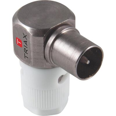 Triax Fiche coaxiale IEC KOSWI 4 coudée, classe A+ (Câble d'antenne), Câble d'antenne Triax Fiche coaxiale IEC KOSWI 4 coudée, classe A+ (Câble d'antenne), Câble d'antenne