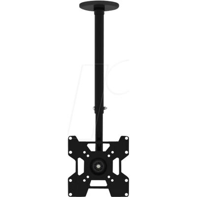 Techly Support pour écran LCD - acier - noir - Taille d'écran : 58.4-94 cm (23"-37") (Plafond, 45 kg, 23" - 37"), Support mural pour TV, Noir Techly Support pour écran LCD - acier - noir - Taille d'écran : 58.4-94 cm (23"-37") (Plafond, 45 kg, 23" - 37"), Support mural pour TV, Noir