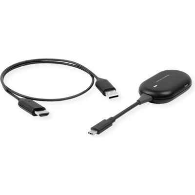 Roline HDMI-Verlängerung (20 m, HDMI 1.4b), Transmetteur multimédia sans fil, Noir Roline HDMI-Verlängerung (20 m, HDMI 1.4b), Transmetteur multimédia sans fil, Noir