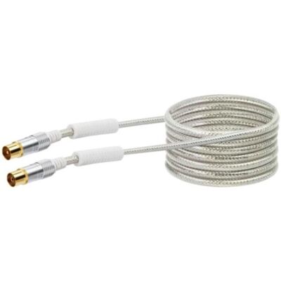 Schwaiger KVKHD30S531 - 3 m - IEC - IEC - transparent (110 dB, Câble d'antenne), Câble d'antenne Schwaiger KVKHD30S531 - 3 m - IEC - IEC - transparent (110 dB, Câble d'antenne), Câble d'antenne