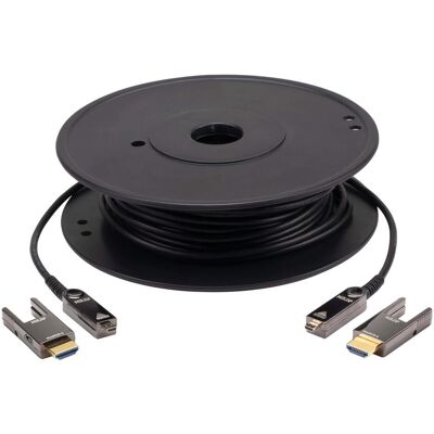 Aten VE7835A Câble optique True 4K HDMI 100 - câble (100 m), Câble vidéo, Noir Aten VE7835A Câble optique True 4K HDMI 100 - câble (100 m), Câble vidéo, Noir
