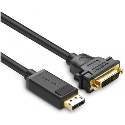 Ugreen Adaptateur Display Port mâle vers DVI femelle (0.15 m), Câble vidéo, Noir Ugreen Adaptateur Display Port mâle vers DVI femelle (0.15 m), Câble vidéo, Noir