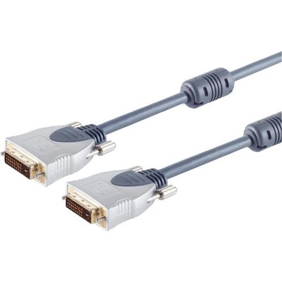 Shiverpeaks S/CONN maximum connectivity Home Cinéma DVI-D mâle vers DVI-D mâle 24+1, dual-link, chromé (15 m), Câble vidéo, Noir Shiverpeaks S/CONN maximum connectivity Home Cinéma DVI-D mâle vers DVI-D mâle 24+1, dual-link, chromé (15 m), Câble vidéo, Noir