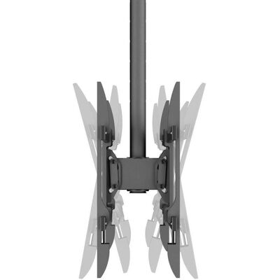 SpeaKa Professional SP-TVCM-550 Support TV pour plafond Réglable en hauteur 109.2 cm 43 (Plafond, 50 kg, 43" - 86"), Support mural pour TV, Noir SpeaKa Professional SP-TVCM-550 Support TV pour plafond Réglable en hauteur 109.2 cm 43 (Plafond, 50 kg, 43" - 86"), Support mural pour TV, Noir