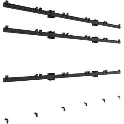 B-Tech Wandhalterung 27" universal 5x5 dvLED Videowall (Mur, Plafond, Sol), Support mural pour TV, Noir B-Tech Wandhalterung 27" universal 5x5 dvLED Videowall (Mur, Plafond, Sol), Support mural pour TV, Noir