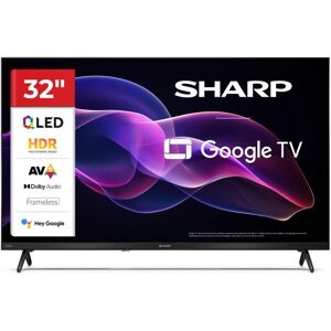 Sharp TV (32", QLED, HD), TV, Noir Sharp TV (32", QLED, HD), TV, Noir