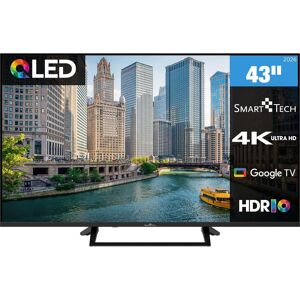 Smart Tech 43" Google TV QLED (43QG06V) (43", QLED, 4K), TV, Noir Smart Tech 43" Google TV QLED (43QG06V) (43", QLED, 4K), TV, Noir