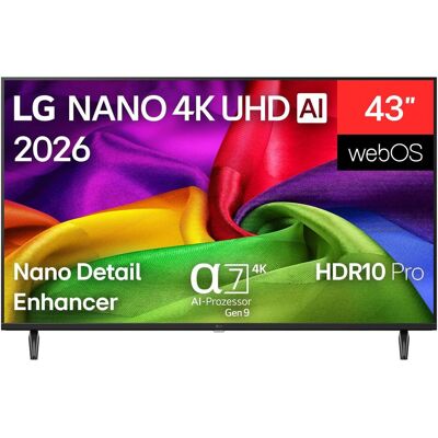 LG 43NU800B6LC (43", NU800B, LED, 4K, 2026), TV, Noir LG 43NU800B6LC (43", NU800B, LED, 4K, 2026), TV, Noir