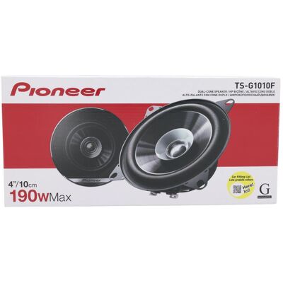 Pioneer Haut-parleur hifi auto, Haut-parleur à double membrane (190 W, 10 cm) Pioneer Haut-parleur hifi auto, Haut-parleur à double membrane (190 W, 10 cm)