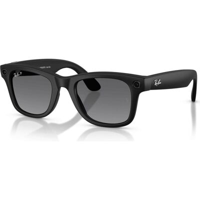 Ray Ban Meta Wayfarer Gen 2 (L), Lunettes AR, Noir, Gris Ray Ban Meta Wayfarer Gen 2 (L), Lunettes AR, Noir, Gris