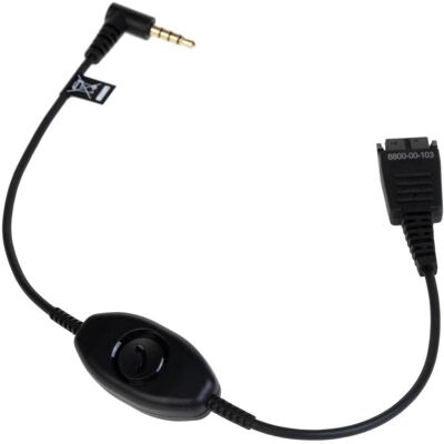 Jabra câbles de raccordement, Micro-casque : accessoires Jabra câbles de raccordement, Micro-casque : accessoires