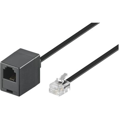 Goobay Câble de rallonge téléphonique, Téléphone : accessoires Goobay Câble de rallonge téléphonique, Téléphone : accessoires