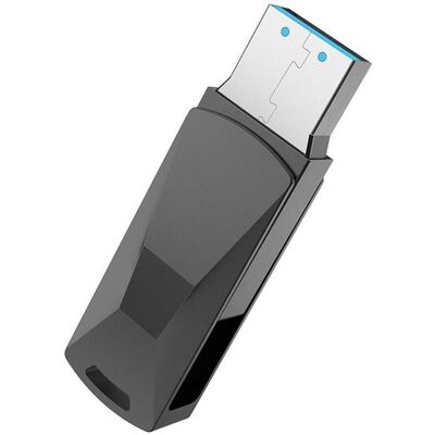 Hoco Cartes mémoire pendrive UD5 16GB USB3.0 (16 Go, USB-A), Clé USB, Gris Hoco Cartes mémoire pendrive UD5 16GB USB3.0 (16 Go, USB-A), Clé USB, Gris