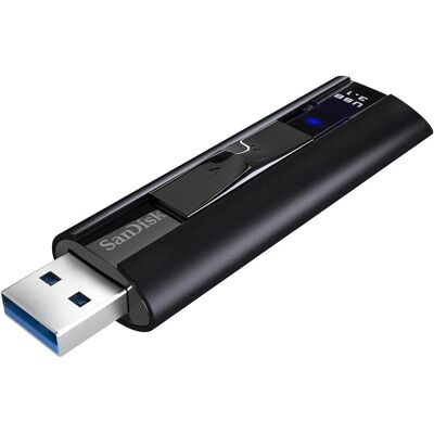 SanDisk Extrême PRO (256 Go, USB-A), Clé USB, Noir SanDisk Extrême PRO (256 Go, USB-A), Clé USB, Noir