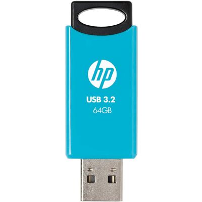 HP 64GB 712w Blue USB 3.2 Flash Drive (64 Go, USB-A), Clé USB, Bleu HP 64GB 712w Blue USB 3.2 Flash Drive (64 Go, USB-A), Clé USB, Bleu