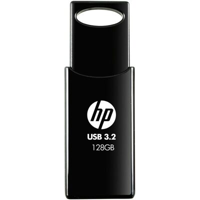 HP 128GB 712w Black USB 3.2 Flash Drive (128 Go, USB-A), Clé USB, Noir HP 128GB 712w Black USB 3.2 Flash Drive (128 Go, USB-A), Clé USB, Noir