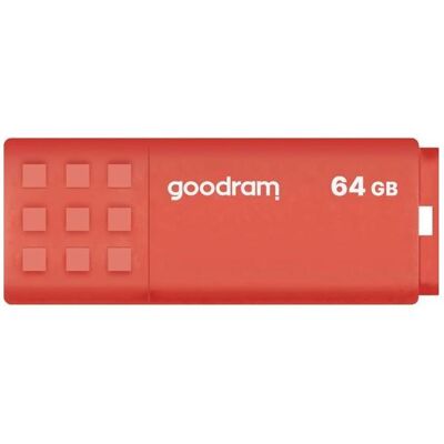 Goodram UME3-0640O0R11 - 64 Go - USB type A - 3.2 Gen 1 (3.1 Gen 1) - 60 Mo/s - sans pont (64 Go, USB-A), Clé USB, Orange Goodram UME3-0640O0R11 - 64 Go - USB type A - 3.2 Gen 1 (3.1 Gen 1) - 60 Mo/s - sans pont (64 Go, USB-A), Clé USB, Orange