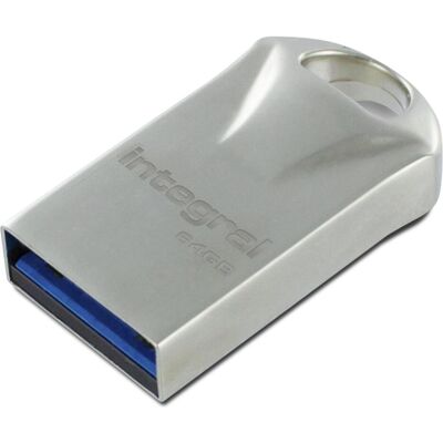 Integral Clé USBFusion 3.0 64GB sb (64 Go, USB-A), Clé USB, Argent Integral Clé USBFusion 3.0 64GB sb (64 Go, USB-A), Clé USB, Argent