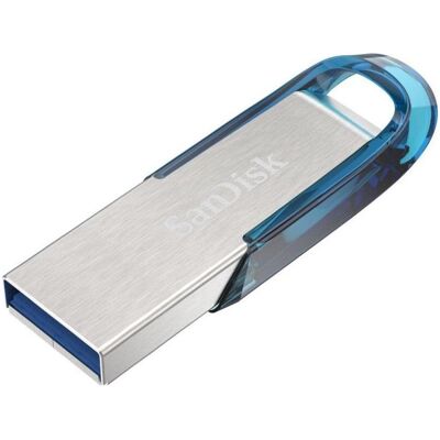 SanDisk Ultra Flair (64 Go, USB-A), Clé USB, Bleu SanDisk Ultra Flair (64 Go, USB-A), Clé USB, Bleu