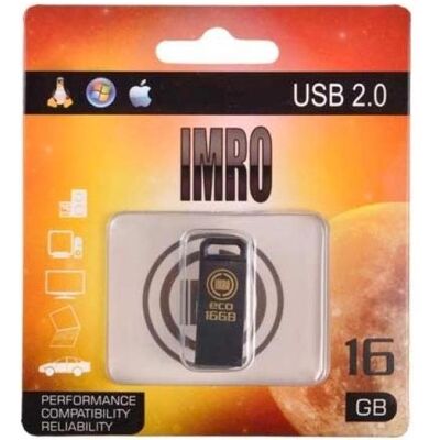 IMRO pendrive 16GB USB 2.0 Noir (16 Go, USB-A), Clé USB, Noir IMRO pendrive 16GB USB 2.0 Noir (16 Go, USB-A), Clé USB, Noir