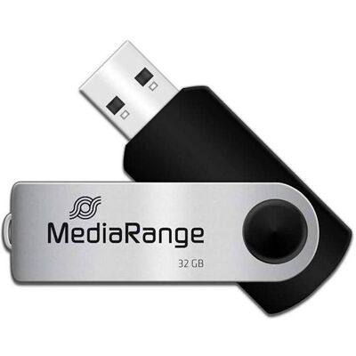 MediaRange Clé USB 2.0 32GB - Pack de 3 - Noire MediaRange Clé USB 2.0 32GB - Pack de 3 - Noire