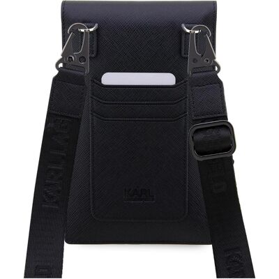 Karl Lagerfeld Torebka KLWBSAKCPMK czarny/black Saffiano Karl & Choupette (Apple iPhone 15), Coque pour téléphone portable, Noir Karl Lagerfeld Torebka KLWBSAKCPMK czarny/black Saffiano Karl & Choupette (Apple iPhone 15), Coque pour téléphone portable, Noir