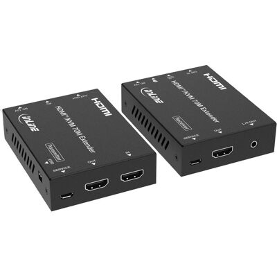 Aten Przełącznik Altusen InLine KVM Extender Cat.6, HDMI 4K/60Hz, 70m, Set, Commutateur KVM, Noir Aten Przełącznik Altusen InLine KVM Extender Cat.6, HDMI 4K/60Hz, 70m, Set, Commutateur KVM, Noir