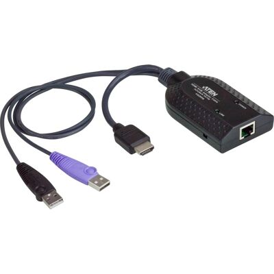 Aten KA7168 : Câble adaptateur HDMI vers KVM, Câble pour commutateur KVM Aten KA7168 : Câble adaptateur HDMI vers KVM, Câble pour commutateur KVM