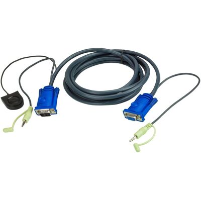 Aten Câble VGA à commutation de ports -5203B, Câble pour commutateur KVM Aten Câble VGA à commutation de ports -5203B, Câble pour commutateur KVM