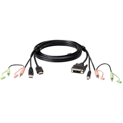 Aten 2L-7D02DHX2 USB HDMI à DVI-D, Câble pour commutateur KVM Aten 2L-7D02DHX2 USB HDMI à DVI-D, Câble pour commutateur KVM