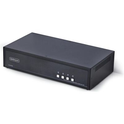 StarTech .com CK4-HP204C, 3840 x 2160 pixels, 4K Ultra HD, Noir, Commutateur KVM, Noir StarTech .com CK4-HP204C, 3840 x 2160 pixels, 4K Ultra HD, Noir, Commutateur KVM, Noir