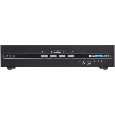 Aten CS1144DP4C-AT-G 4 ports USB - DP Double affichage sécurisé, Commutateur KVM, Noir Aten CS1144DP4C-AT-G 4 ports USB - DP Double affichage sécurisé, Commutateur KVM, Noir