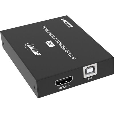 Aten Przełącznik Altusen InLine KVM Extender over IP, HDMI Full-HD, 150m, Sender (TX), Commutateur KVM, Noir Aten Przełącznik Altusen InLine KVM Extender over IP, HDMI Full-HD, 150m, Sender (TX), Commutateur KVM, Noir