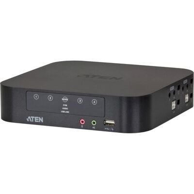 Aten CS1944 : Commutateur KVM Mini DP, 4 ports, Commutateur KVM, Noir Aten CS1944 : Commutateur KVM Mini DP, 4 ports, Commutateur KVM, Noir