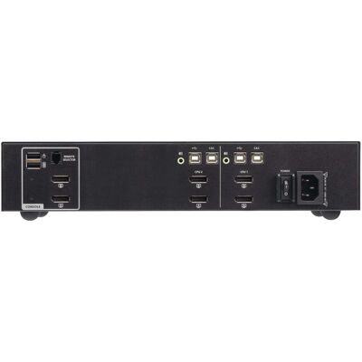 Aten CS1142DP4C-AT-G 2 ports USB - DP Double affichage sécurisé, Commutateur KVM, Noir Aten CS1142DP4C-AT-G 2 ports USB - DP Double affichage sécurisé, Commutateur KVM, Noir