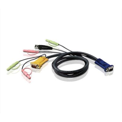 Aten 2L-5302U Câble KVM USB avec audio, 1,8m, Câble pour commutateur KVM Aten 2L-5302U Câble KVM USB avec audio, 1,8m, Câble pour commutateur KVM