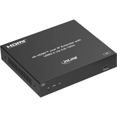 Aten Przełącznik Altusen InLine KVM Extender over IP, HDMI 4K/60Hz, 100m, Sender (TX), Commutateur KVM, Noir Aten Przełącznik Altusen InLine KVM Extender over IP, HDMI 4K/60Hz, 100m, Sender (TX), Commutateur KVM, Noir